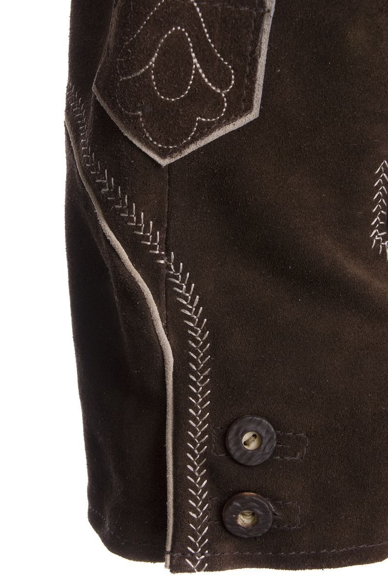 Original Kinder Trachtenhose – Hochwertige Lederhose für Jungen mit Hosenträger, Stickerei und Klassischem Bayern Look