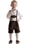 Original Kinder Trachtenhose – Hochwertige Lederhose für Jungen mit Hosenträger, Stickerei und Klassischem Bayern Look