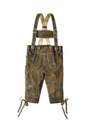 Bayerische Kinder Lederhose – Authentische Trachtenhose für Jungen mit Hosenträger, Knöpfen und Traditionellem Design