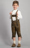 Bayerische Kinder Lederhose – Authentische Trachtenhose für Jungen mit Hosenträger, Knöpfen und Traditionellem Design