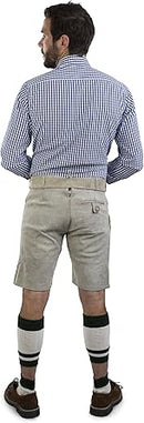 Lederhose Herren Knöpfe Stickerei