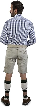 Lederhose Herren Knöpfe Stickerei